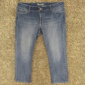 Wrangler Jeans‎ Women's 19 Dark Wash Retro Mae Straight Leg Stretch Denim